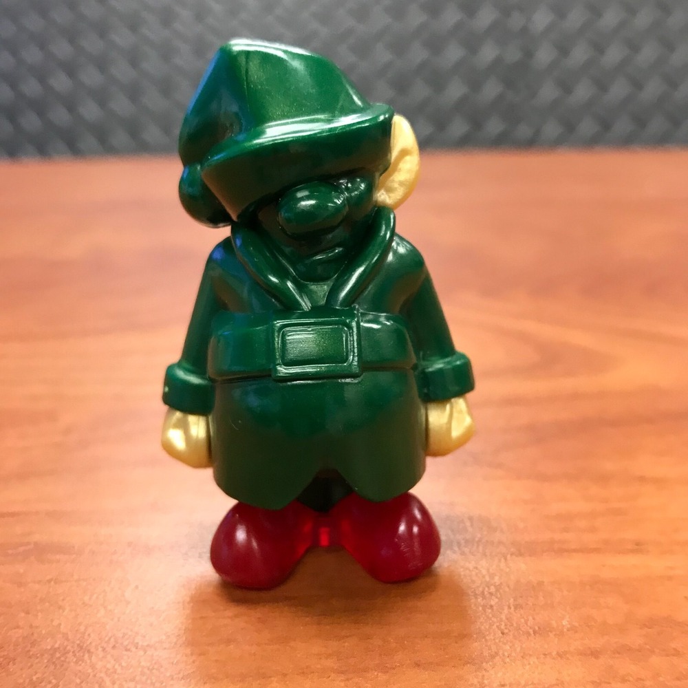 Christmas‎ Elf Elves hard plastic 2.5" figurine
